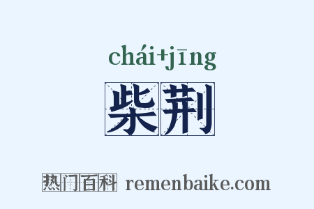 柴荆是什么意思的图片